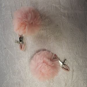 𝅺FIZZY Nipple Clips Pink Ball Medium